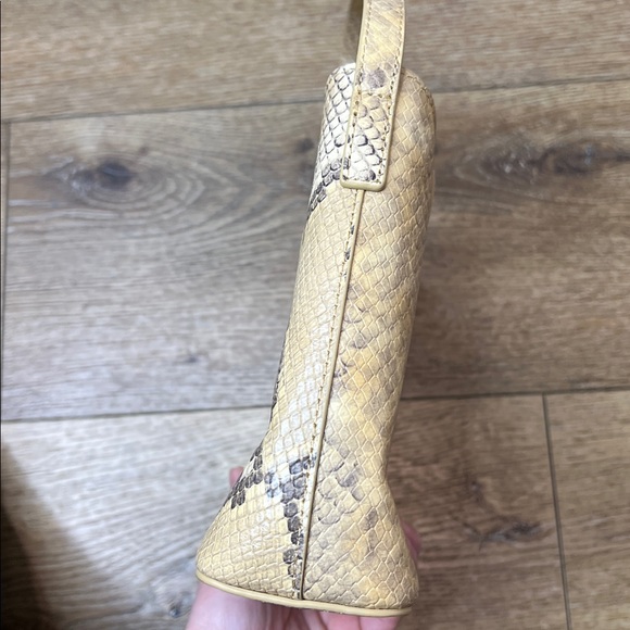 J. Crew Edie Embossed Leather Shoulder Bag - Picture 8 of 11